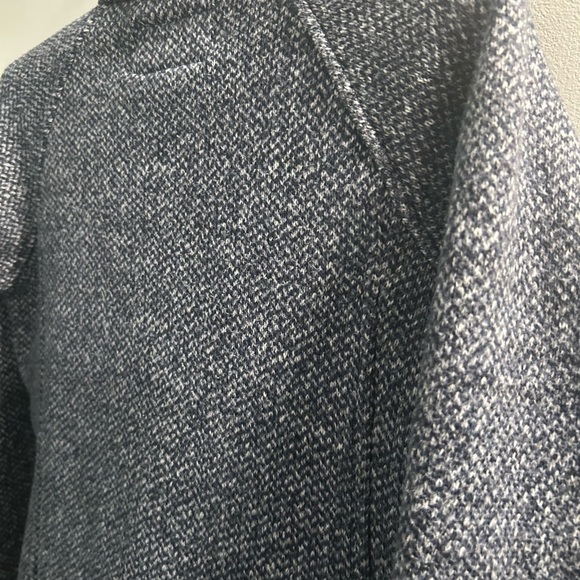 Columbia Women's Knit Fleece Lined Utility Jacket Navy Blue Grey Like New - Picture 8 of 9